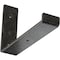 Ekena Millwork Steel Hanging Shelf Bracket, Antiqued Silver 2"W x 10"D x 6 1/2"H BKTM02X10X06HSASV - alternate 1